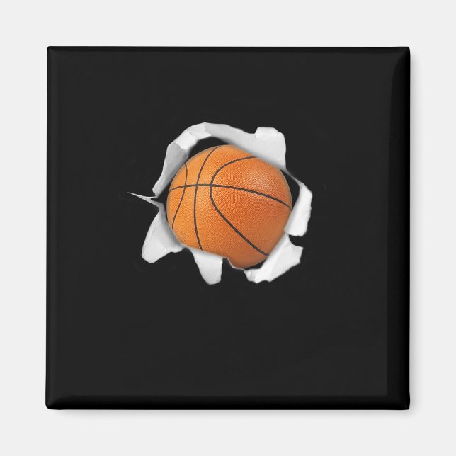 Íman Jogadores de basquetebol Lover Tee Ball Men Menina (Frente)