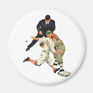 Íman Jogadores de beisebol do Vintage Sports estão seg