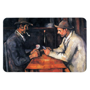 Íman Jogadores de Cartão Paul Cezanne Pintura Arte