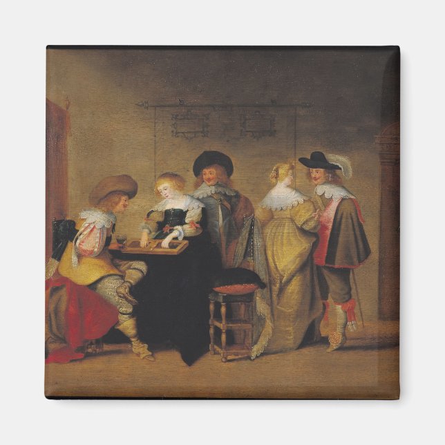 Íman Jogadores de gamão (Frente)