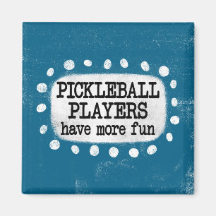 Íman Jogadores De Pickleball Têm Mais Magia Divertida