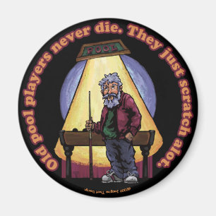 Íman Jogadores idosos da piscina