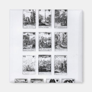 Íman Jogando cartas comemorando