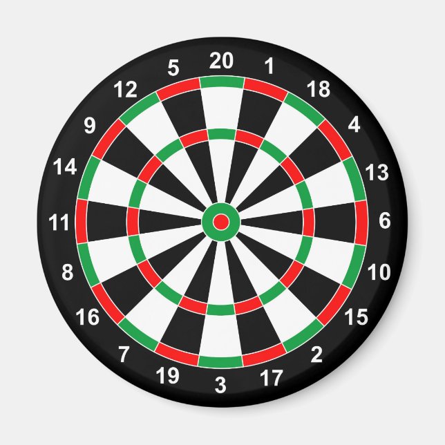 Íman Jogo clássico de destino redondo do Master Darts C (Frente)