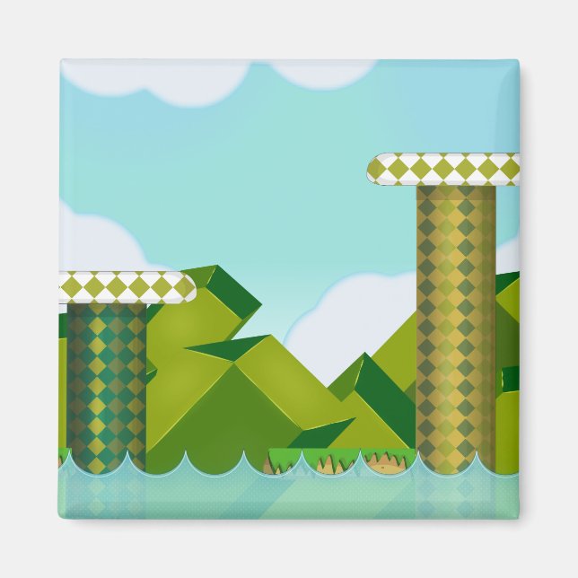 Íman Jogo da Plataforma Retroativa (Frente)