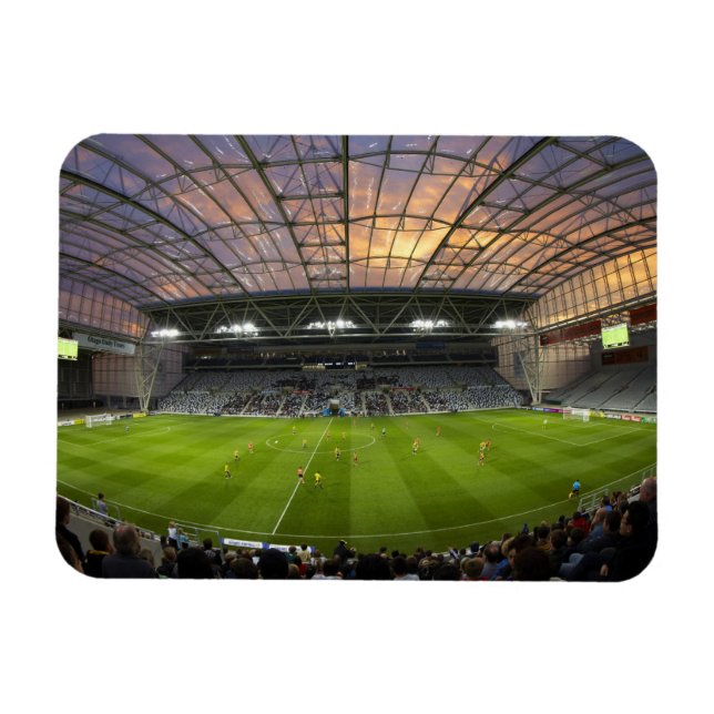 Íman Jogo de futebol, Estádio Forsyth Barr, Dunedin (Horizontal)