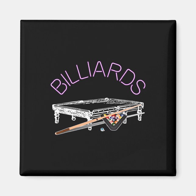 Íman Jogo de Piscina Billiards (Frente)