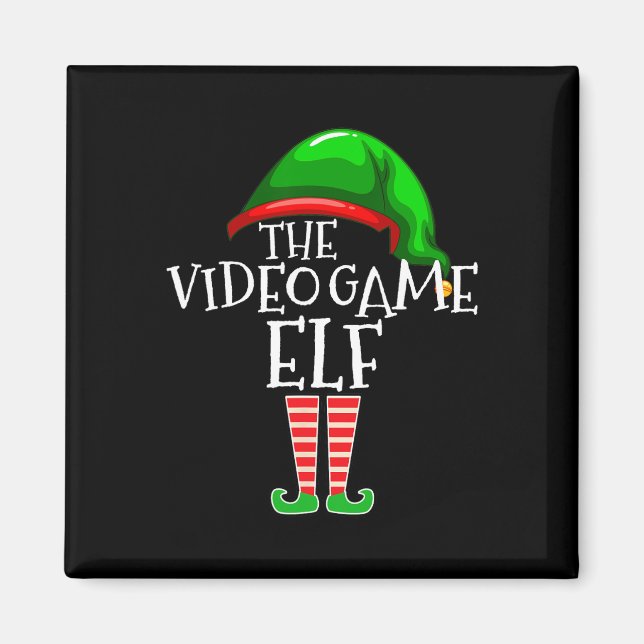 Íman Jogo de Presente de Natal da Família de Jogo Elf G (Frente)