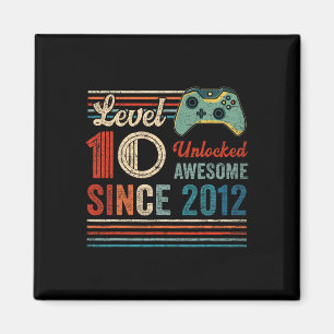 Íman Jogo de Vídeo de 10 Anos de Aniversário do Nível 1