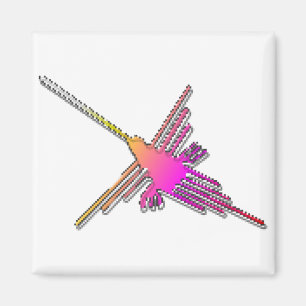 Íman Jogo de Vídeo Retroativo de 8 Bits Linhas Nazca