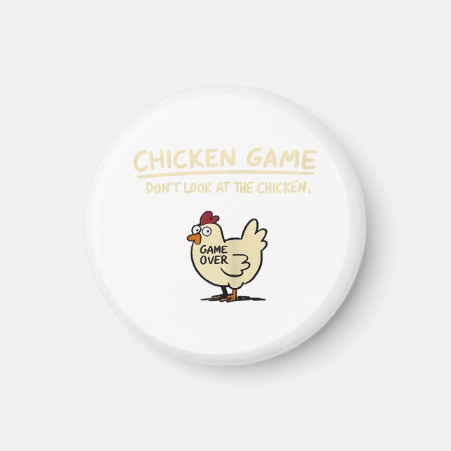 Íman Jogo do Frango Não Olhe Para o Frango Frango Diver (Frente)
