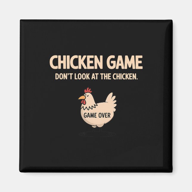 Íman Jogo do Frango Não Olhe para o Frango Frango Engra (Frente)