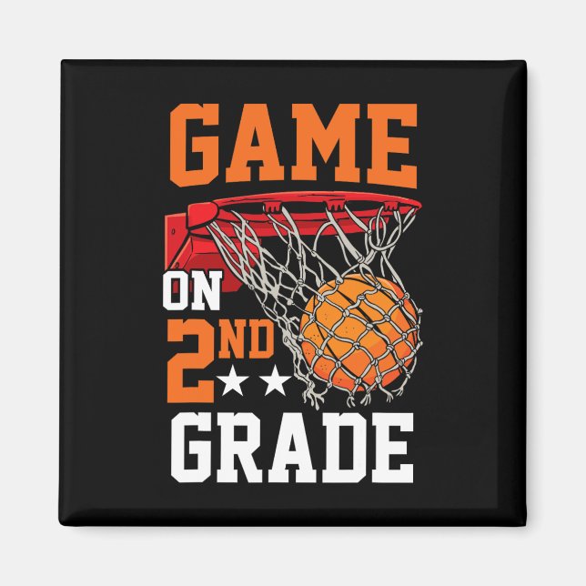 Íman Jogo do Segundo Ano Basquetebol de Volta à Escola  (Frente)
