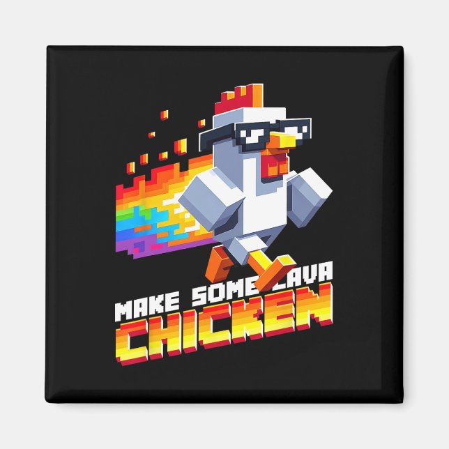Íman Jogo Engraçado Humor Meme Faça Alguma Arte Pixel d (Frente)