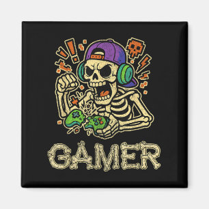 Íman Jogo Engraçado Skeleton Jovens Jovens Jovens Jogos