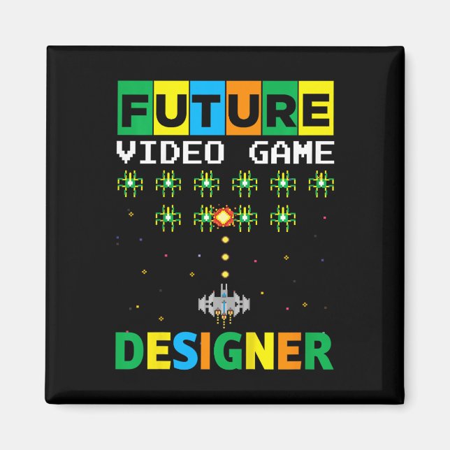 Íman Jogo Jovens Futuro Desenvolvedores de Jogos Toddle (Frente)