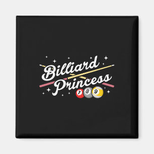 Íman Jogo Snooker Billiard Princesa Jogadores de Piscin