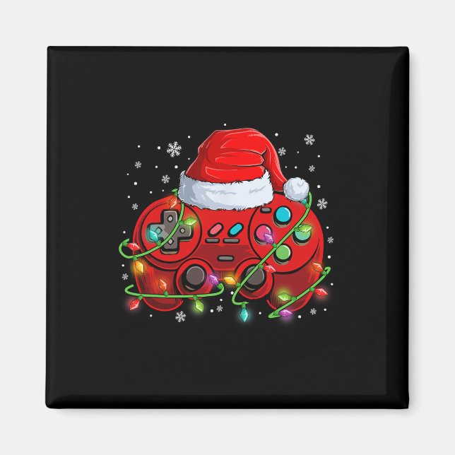Íman Jogos de Vídeo de Natal para Jogos de Noel Hights (Frente)