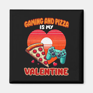 Íman Jogos E Pizza É Meu Dia Dos Namorados Gamer Homens