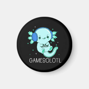 Íman Jogos Kawaii Axolote Axolote Jogador