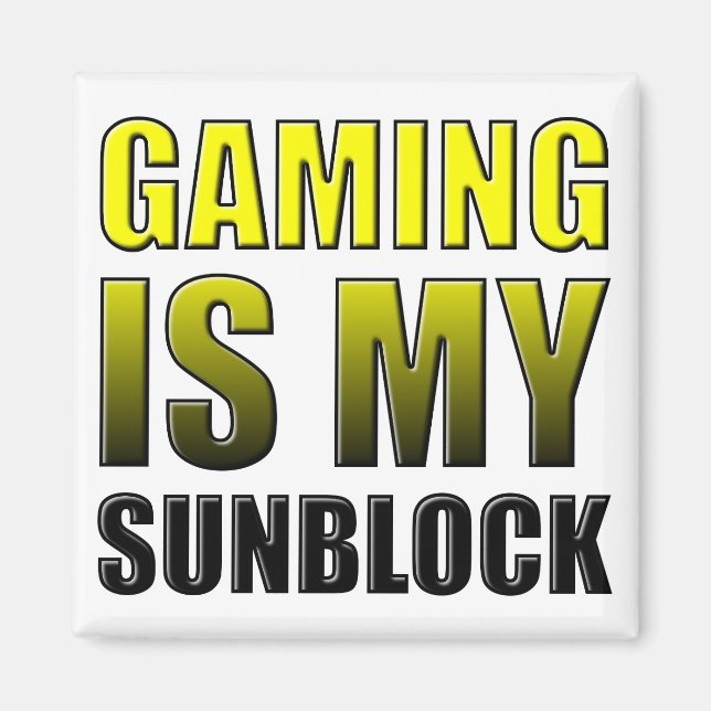 Íman Jogos São Meu Protetor Solar Ímã de Geladeira Engr (Frente)