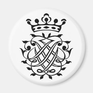 Íman Johann Sebastian Bach Seal Crest Monograma Insigni