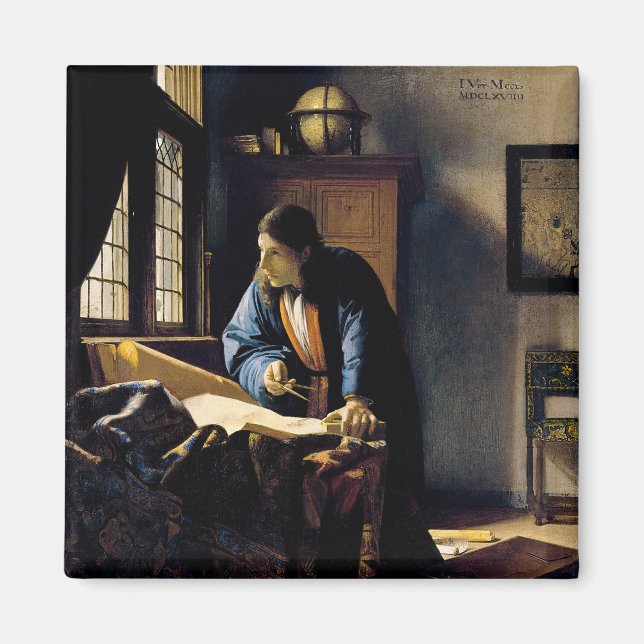 Íman Johannes Vermeer - A Geógrafa (Frente)