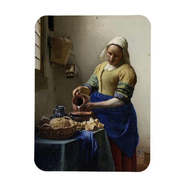 Íman Johannes Vermeer "A Milkmaid" (Vertical)