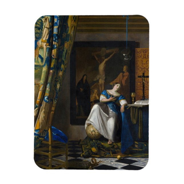 Íman Johannes Vermeer - Alegoria de fé (Vertical)