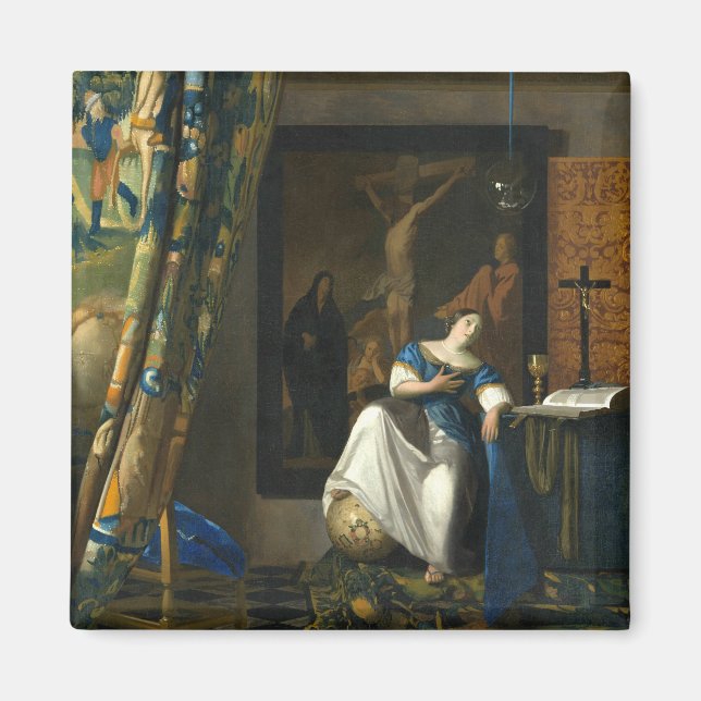 Íman Johannes Vermeer Alegory da Fé Católica (Frente)