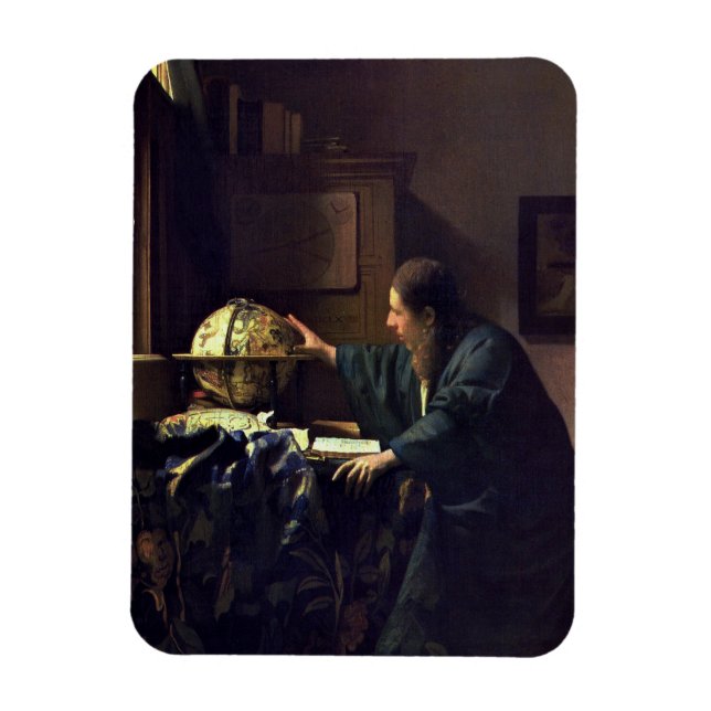 Íman Johannes Vermeer Astronomer (Vertical)