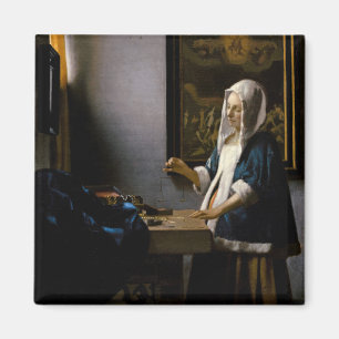 Íman Johannes Vermeer - Mulher Equilibrando