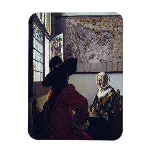 Íman Johannes Vermeer, Oficial E Garota Rindo