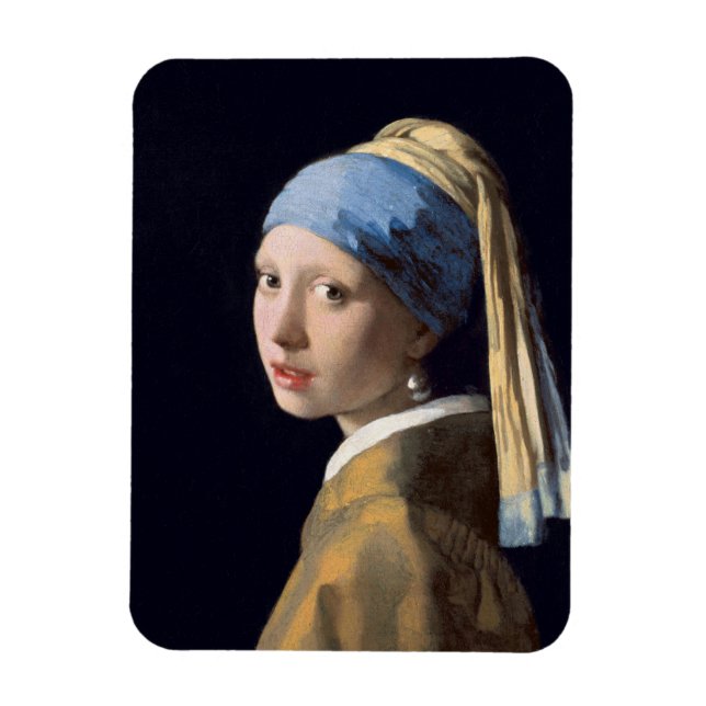 Íman JOHANNES VERMEER - Rapariga com brinco de pérola 1 (Vertical)