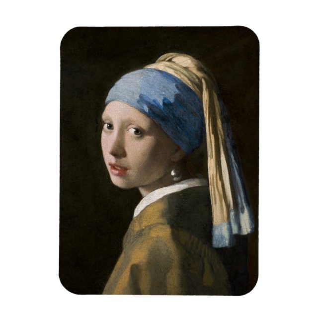 Íman Johannes Vermeer, Rapariga com um Ouriço (Vertical)