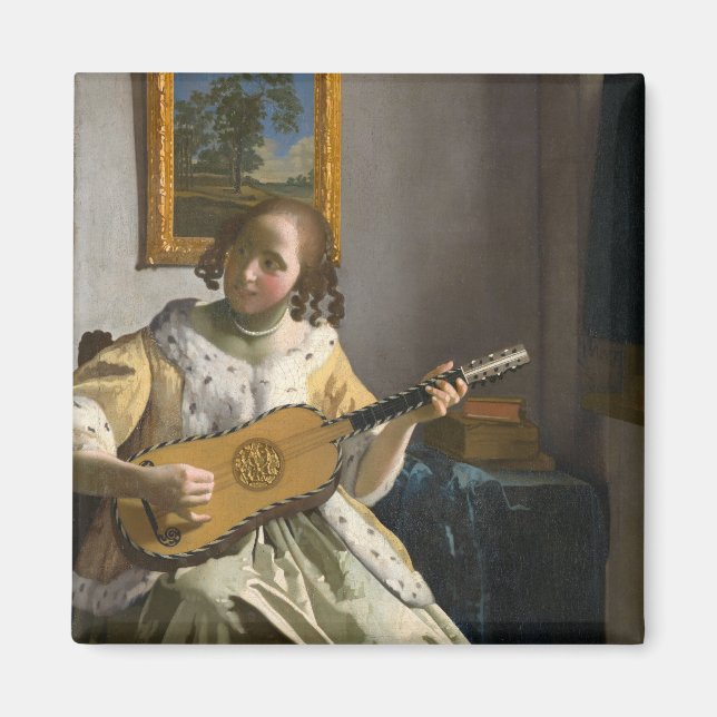 Íman Johannes Vermeer - Tocador de Violão (Frente)