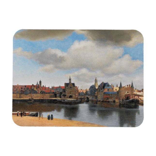 Íman Johannes Vermeer, van Deft, View of Delft (Horizontal)