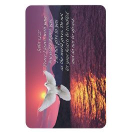 Íman John 14:27 Bíblia aspas Magnet