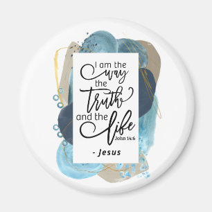 Íman John 14:6 Eu sou o jeito que a vida é Bíblia crist