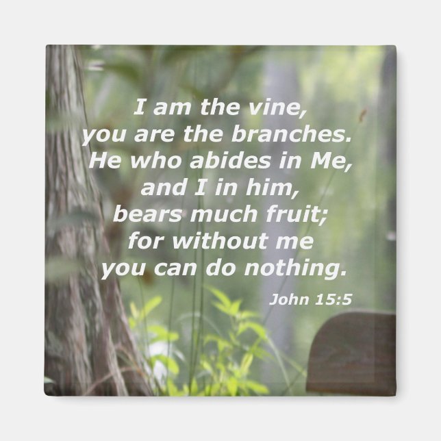 Íman John 15:5 (Frente)