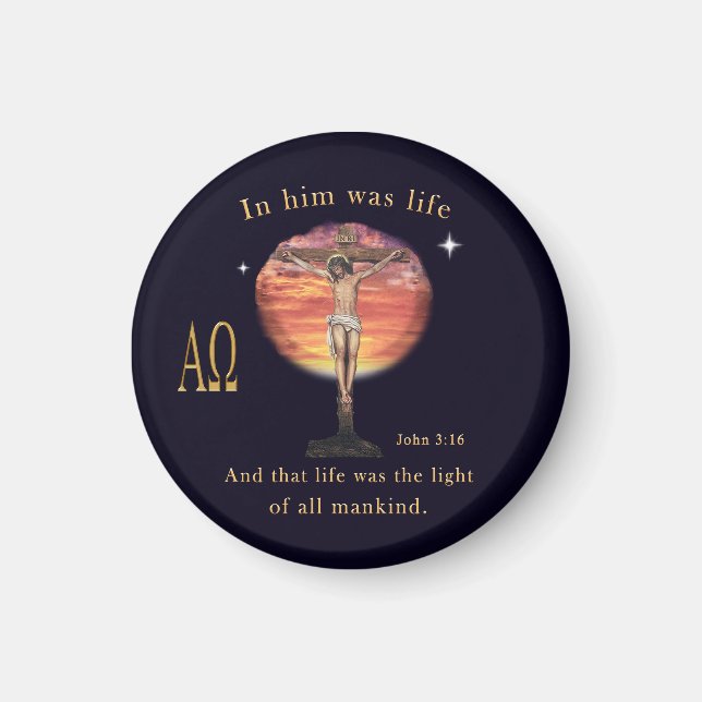 Íman John 3:16 (Frente)