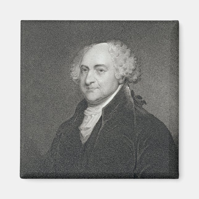 Íman John Adams, gravado por James Barton Longacre (179 (Frente)