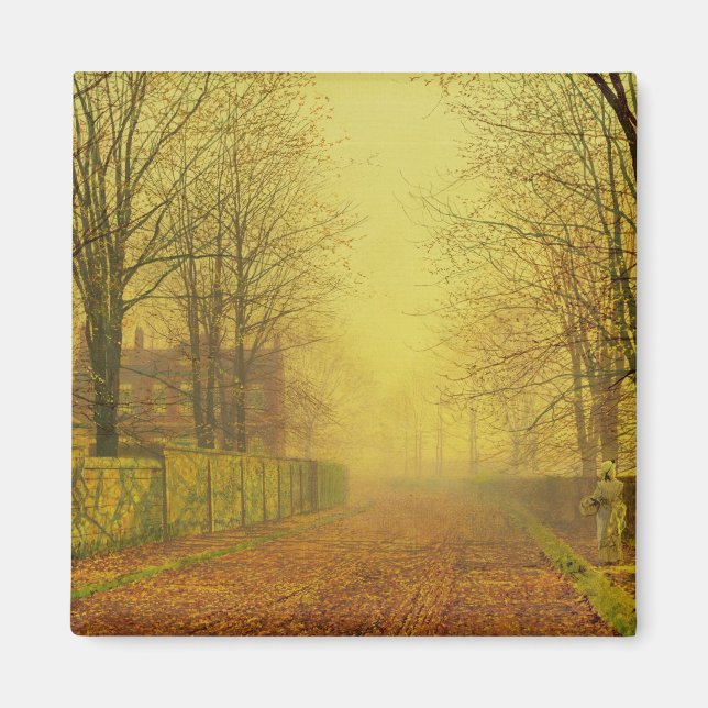 Íman John Atkinson Grimshaw | Brilho da noite, c.1884 ( (Frente)