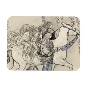Íman John Bauer - O Cavalo que Liderou no Bit