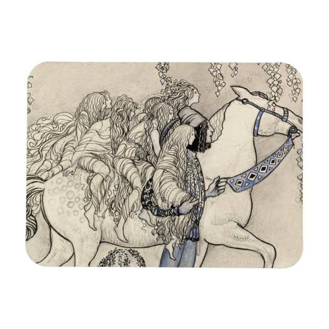 Íman John Bauer - O Cavalo que Liderou no Bit (Horizontal)