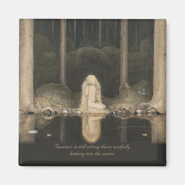 Íman John Bauer Tuvstarr pela floresta tropical CC1038 (Frente)