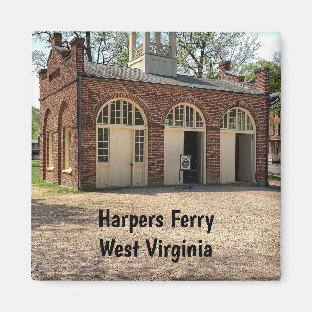 Íman John Browns Fort em Harpers Ferry West Virginia (Frente)