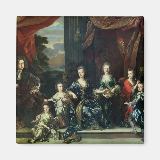 Íman John Churchill 1rua Duque de Marlborough (Frente)