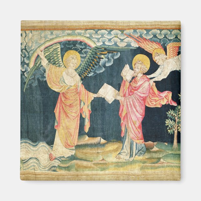 Íman John Comendo o Livro (Frente)