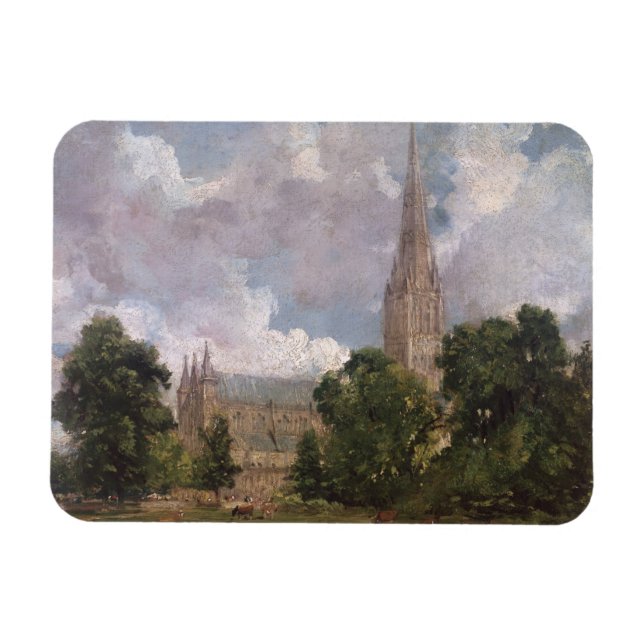 Íman John Constable | Catedral de Salisbury a partir da (Horizontal)